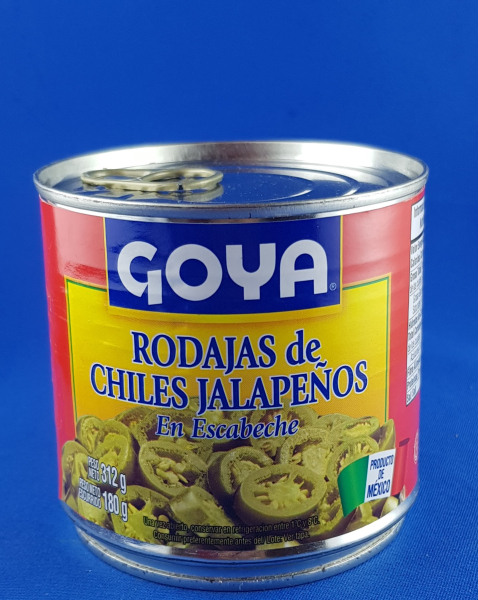 Goya Chiles Jalapenos En Rodajas 312 G